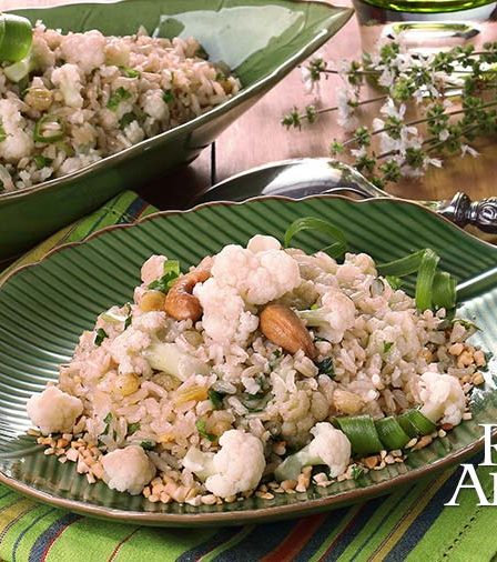 Receita Pilaf de couve-flor