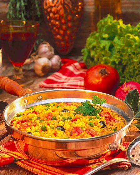 Receita de Arroz Colorido