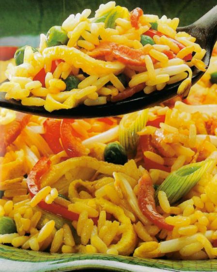 Receita Arroz Frito Chinês