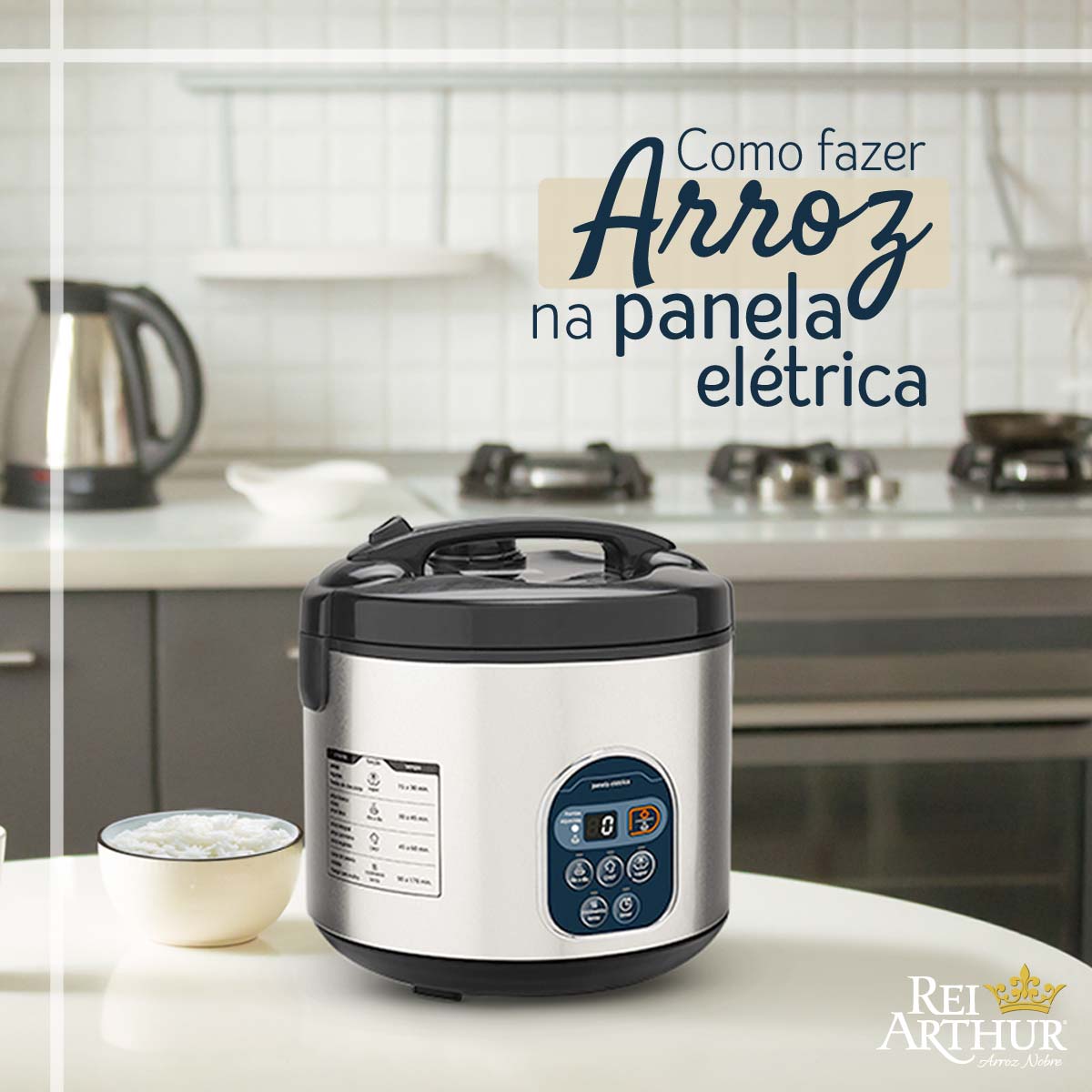 Como fazer arroz na panela elétrica e sua vantagens