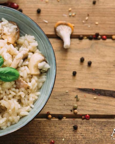 Receita Risoto de Cogumelos