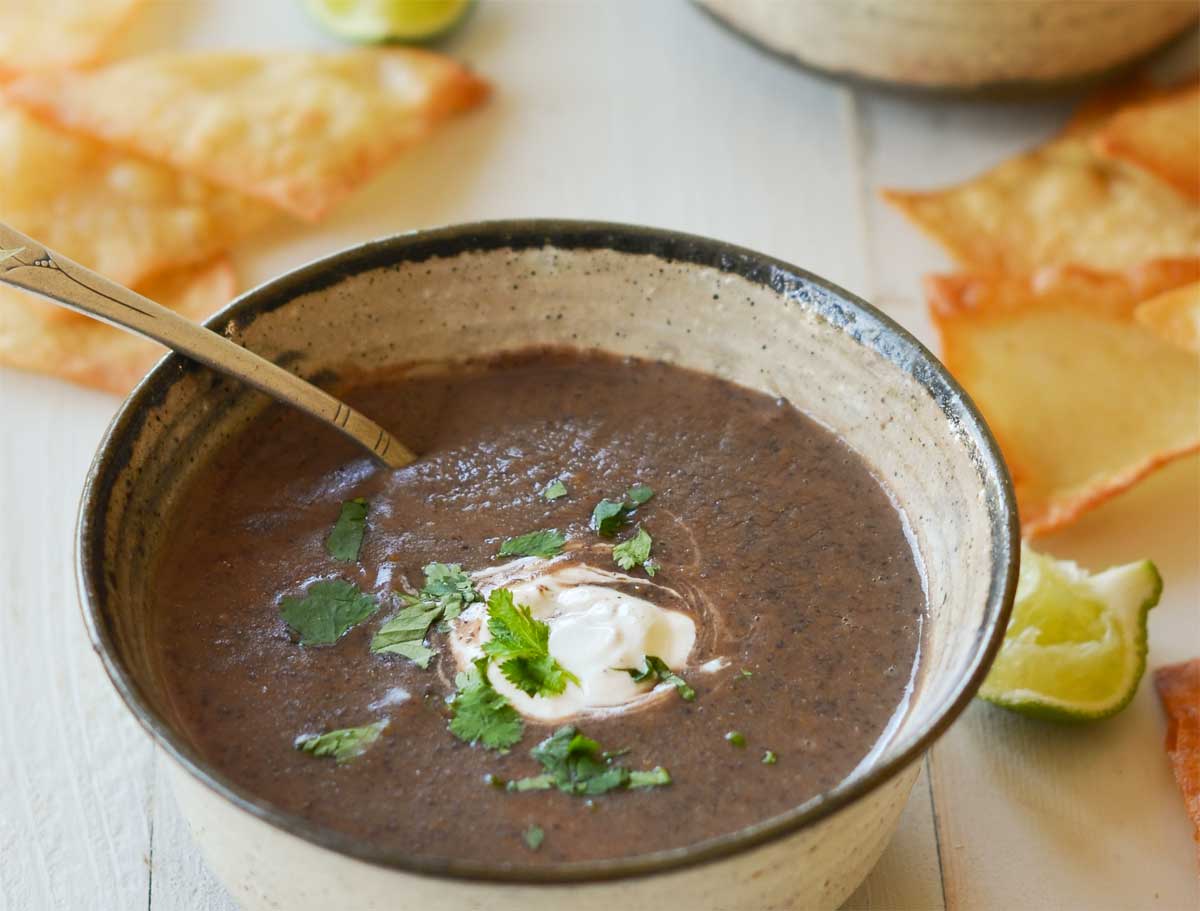 Receita Caldinho de feijão