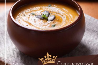 Como engrossar sopas e caldos