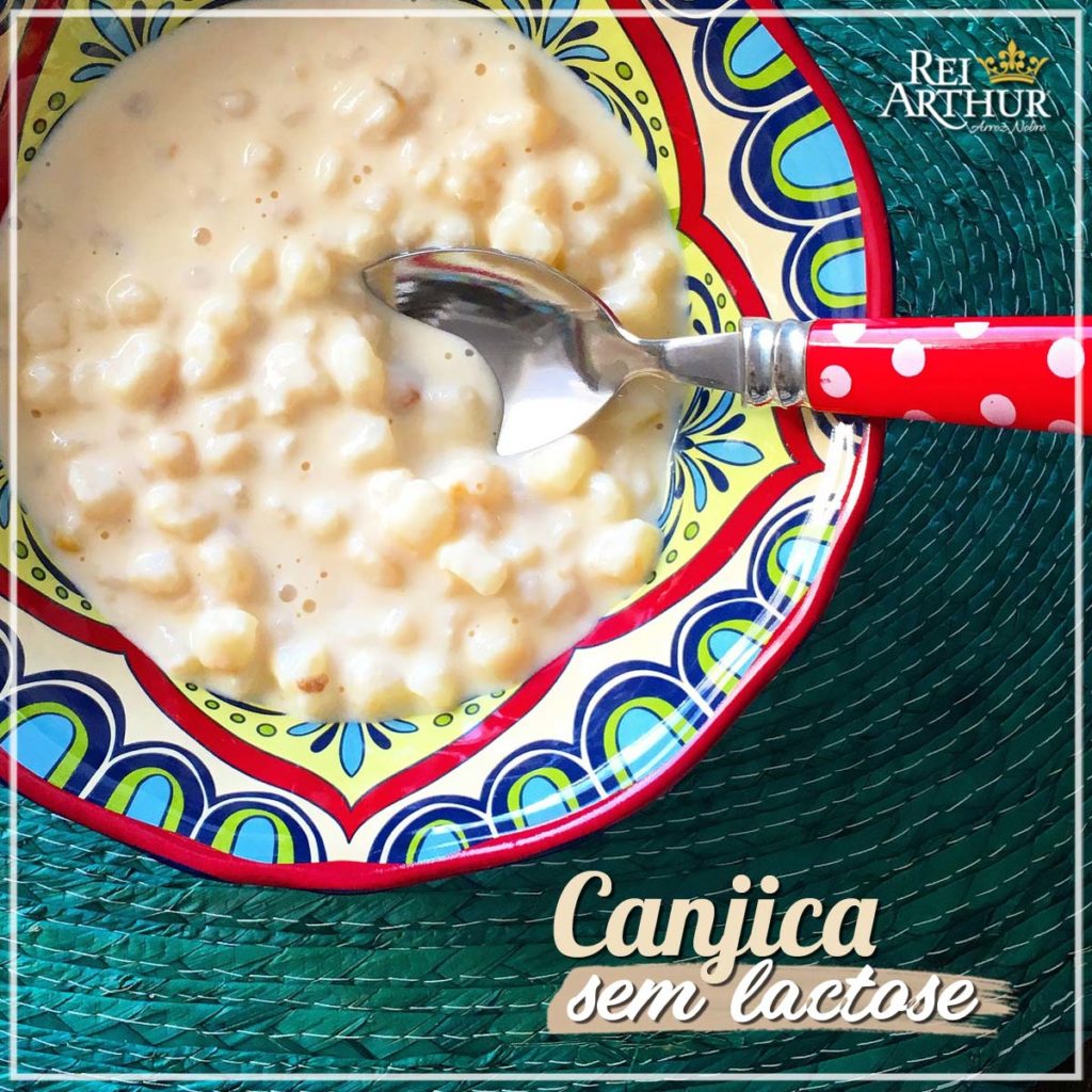 Receita de canjica sem lactose