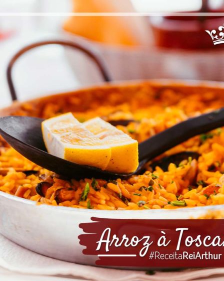 Receita Rei Arthur Arroz à toscana