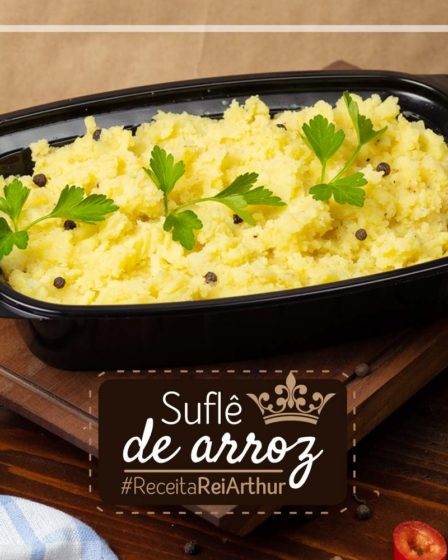 Receita Suflê de arroz
