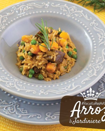 Receita Rei Arthur Arroz à Jardiniere