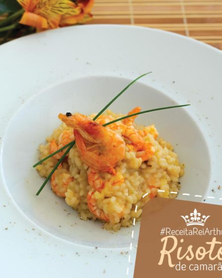 Receita de risoto de camarão