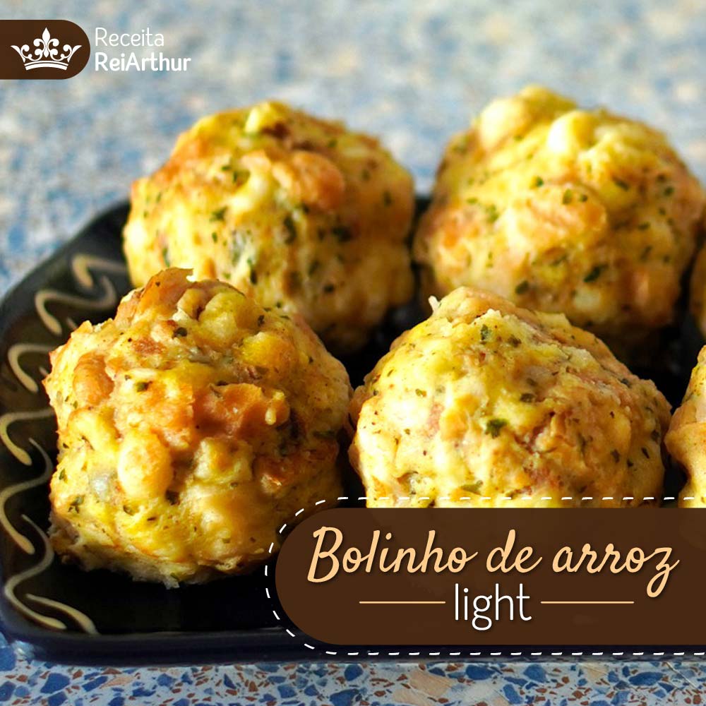 Bolinho de Arroz assado Light Bolinho de arroz assado light