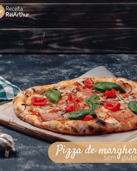 Pizza de margherita sem glúten