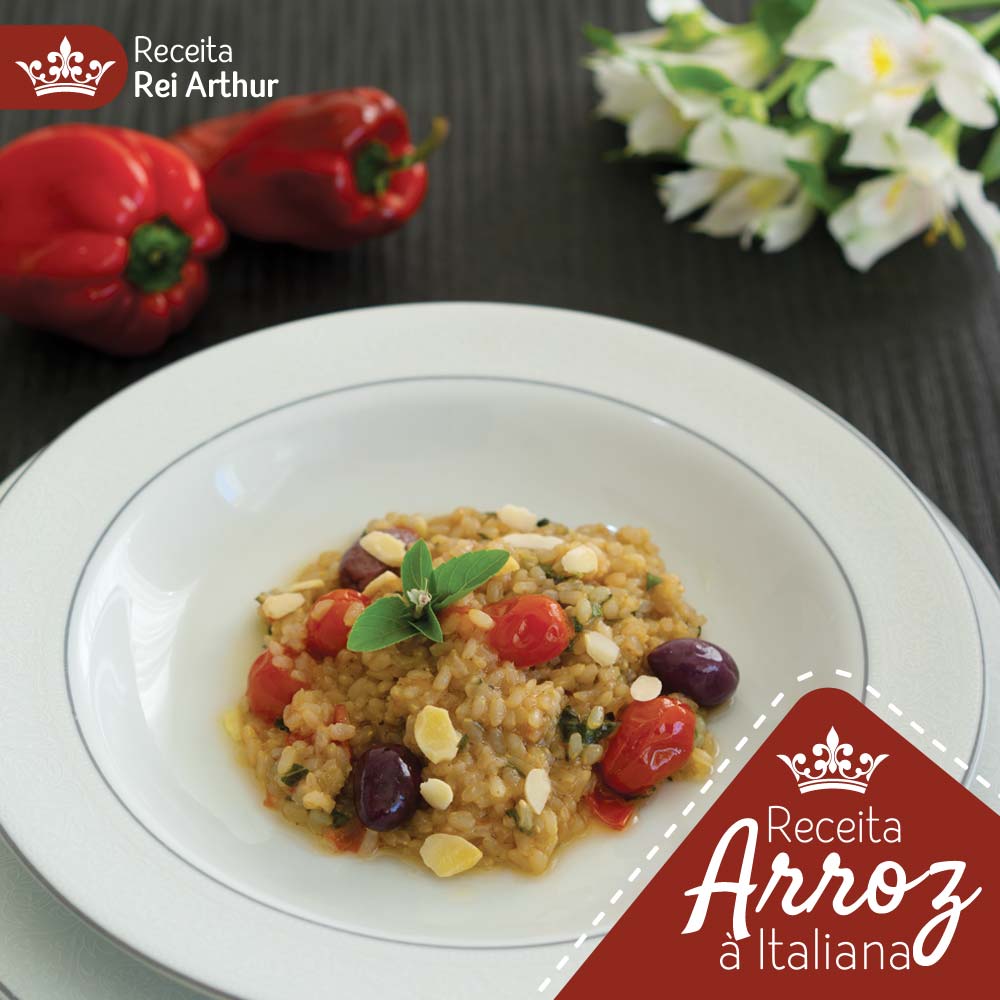 Receita Rei Arthur Arroz à Italiana Receita Rei Arthur Arroz à Italiana