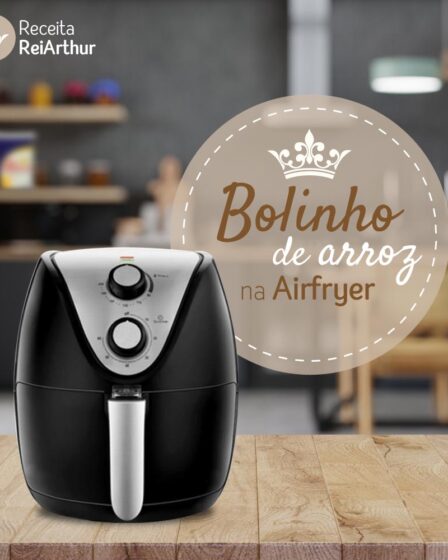 Receita Bolinho de Arroz Airfryer