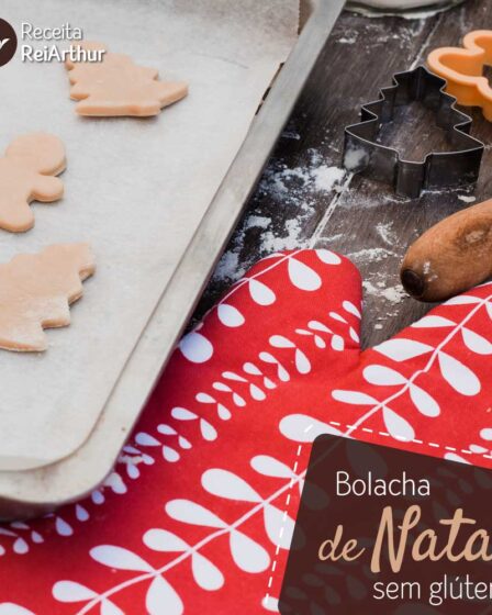 Receita Bolacha de Natal sem glúten