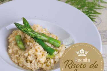 Receita Risoto de Aspargo