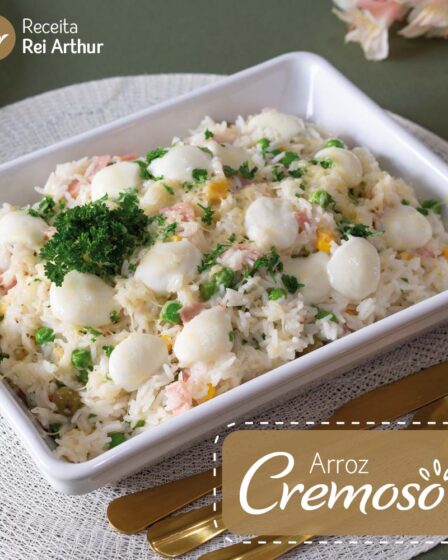 Receita Arroz Cremoso