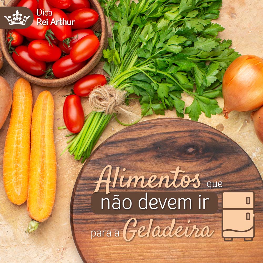 Alimentos que não devem ir a geladeira