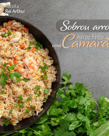 Receita Arroz Frito com sobras de arroz