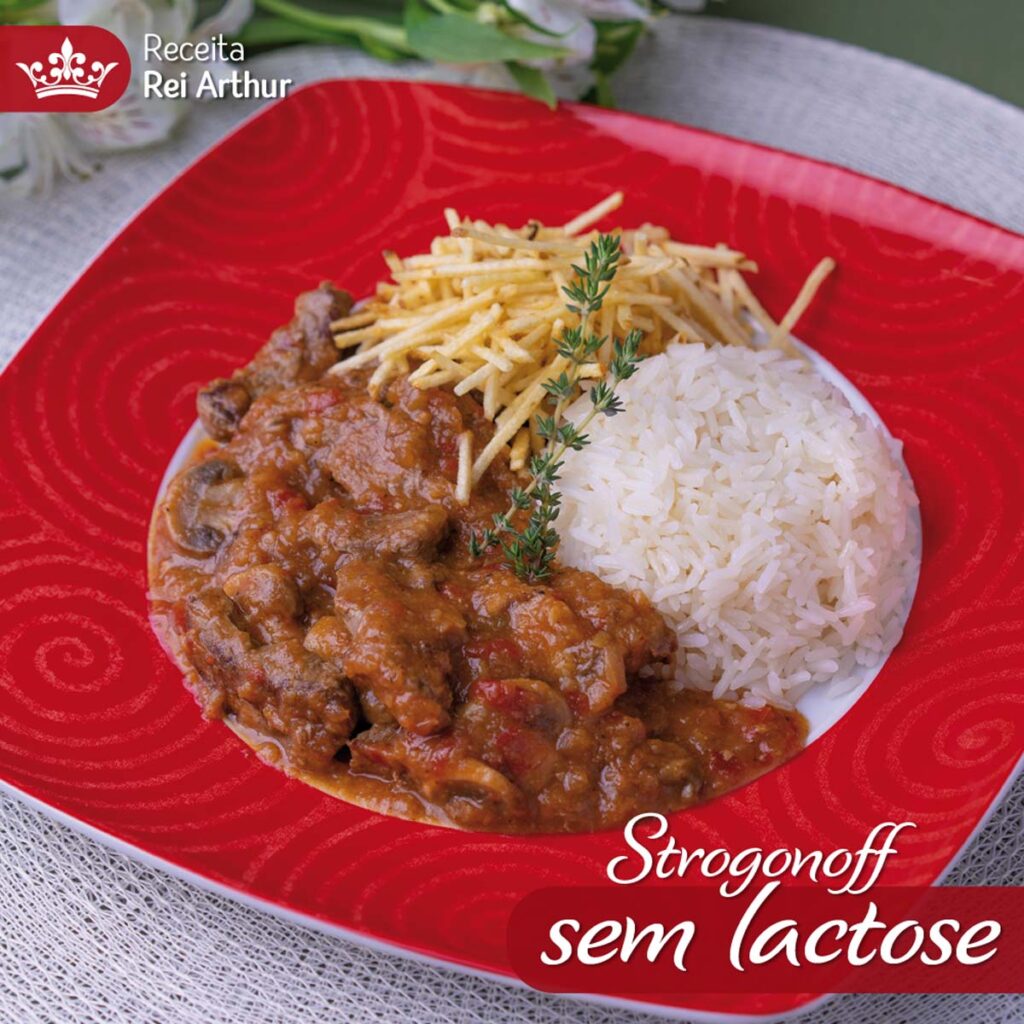 Receita Strogonoff sem lactose Receita Strogonoff sem lactose