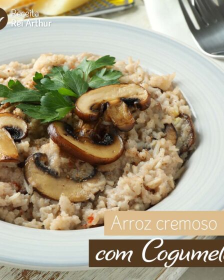 Arroz Cremoso com Cogumelo