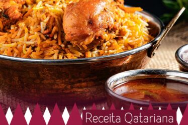 Receita Qatariana - Machboos de frango