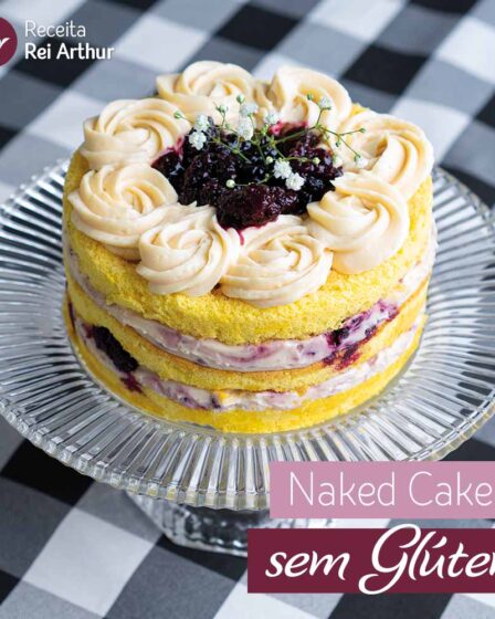 Receita Naked Cake sem glúten