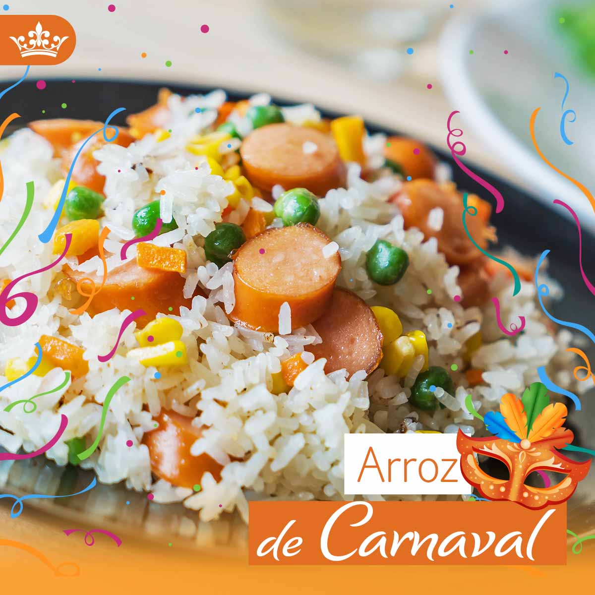 Receita Arroz de Carnaval