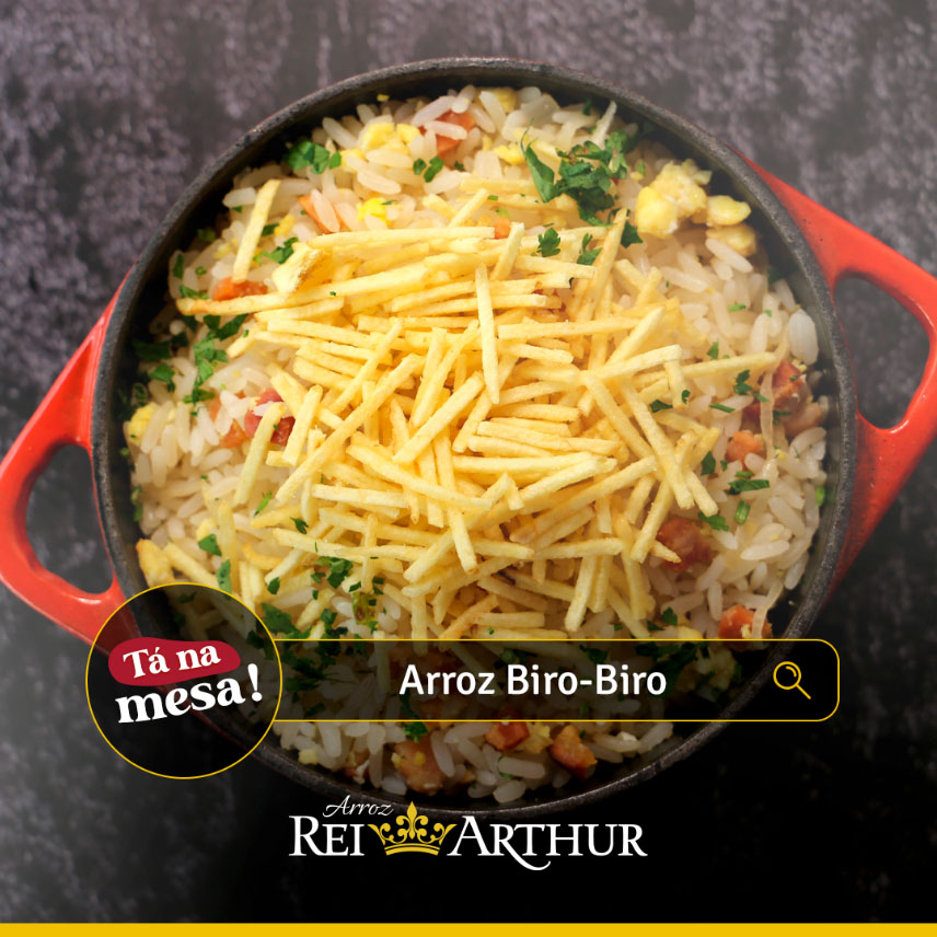 Arroz BiroBiro Blog do Arroz Rei Arthur