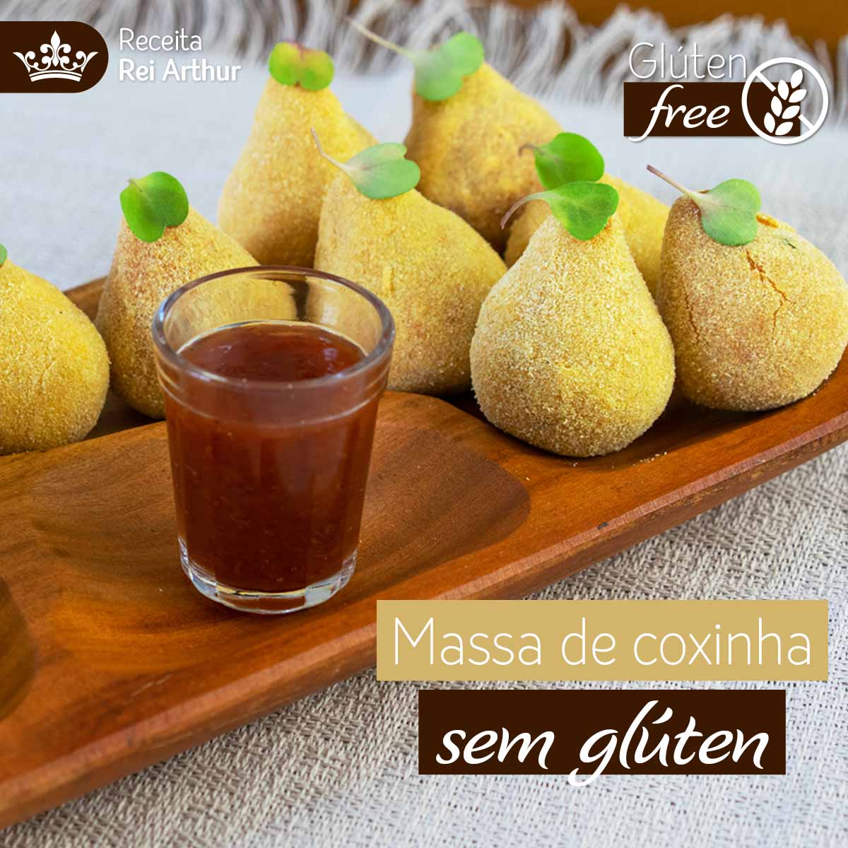 Massa de coxinha sem glúten