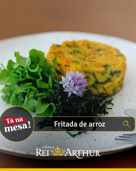 Receita Fritada de Arroz