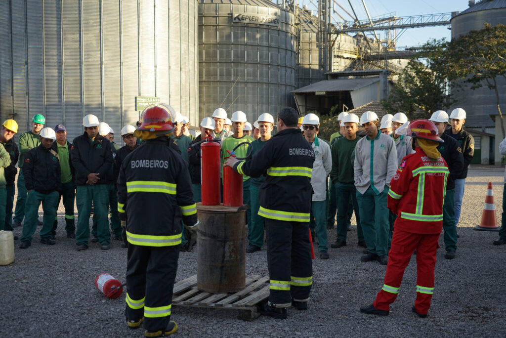 Treinamento utilização de extintores