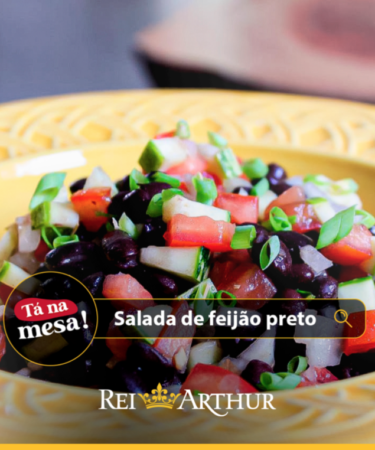 Salada de feijão preto