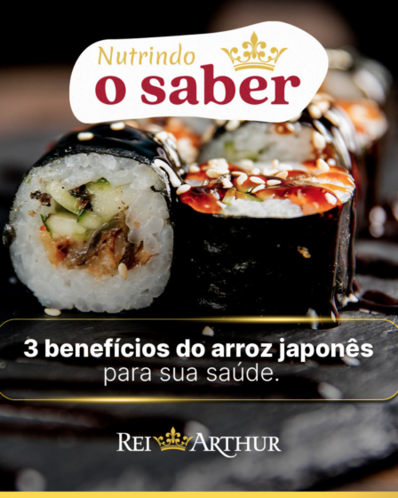 3 benefícios do arroz japonês para sua saúde