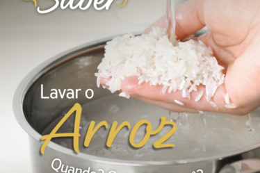 É preciso lavar o arroz?