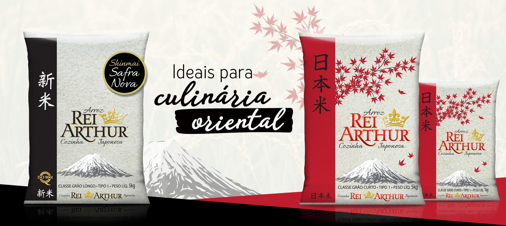 Arroz Japonês: Arroz Rei Arthur Cozinha Japonesa, ideal para quem gosta da comida Japonesa