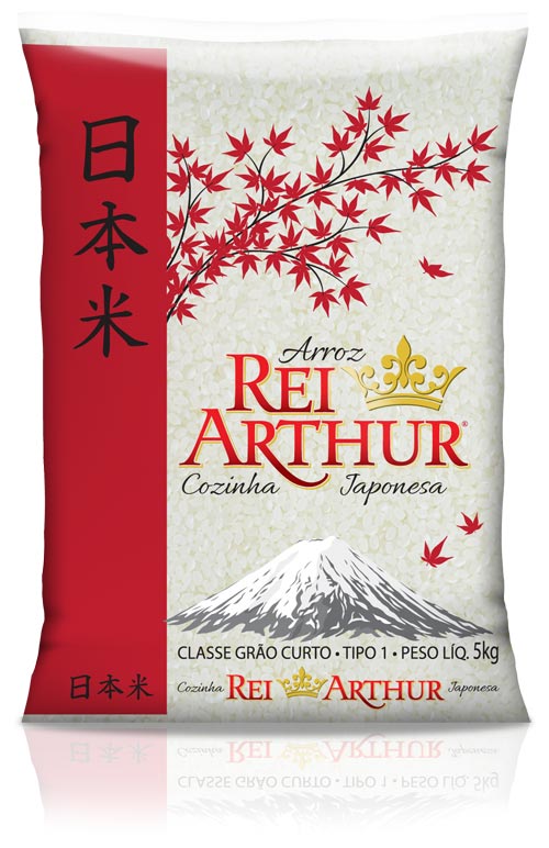 Arroz Rei Arthur Cozinha Japonesa Grão Curto