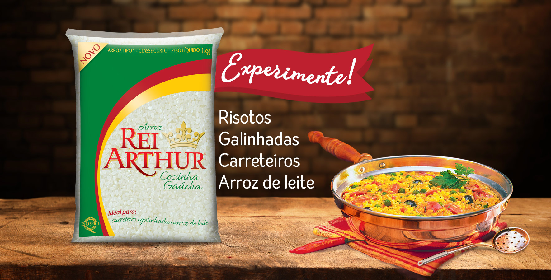 Arroz Rei Arthur Cozinha Gaúcha especial para culinária gaúcha